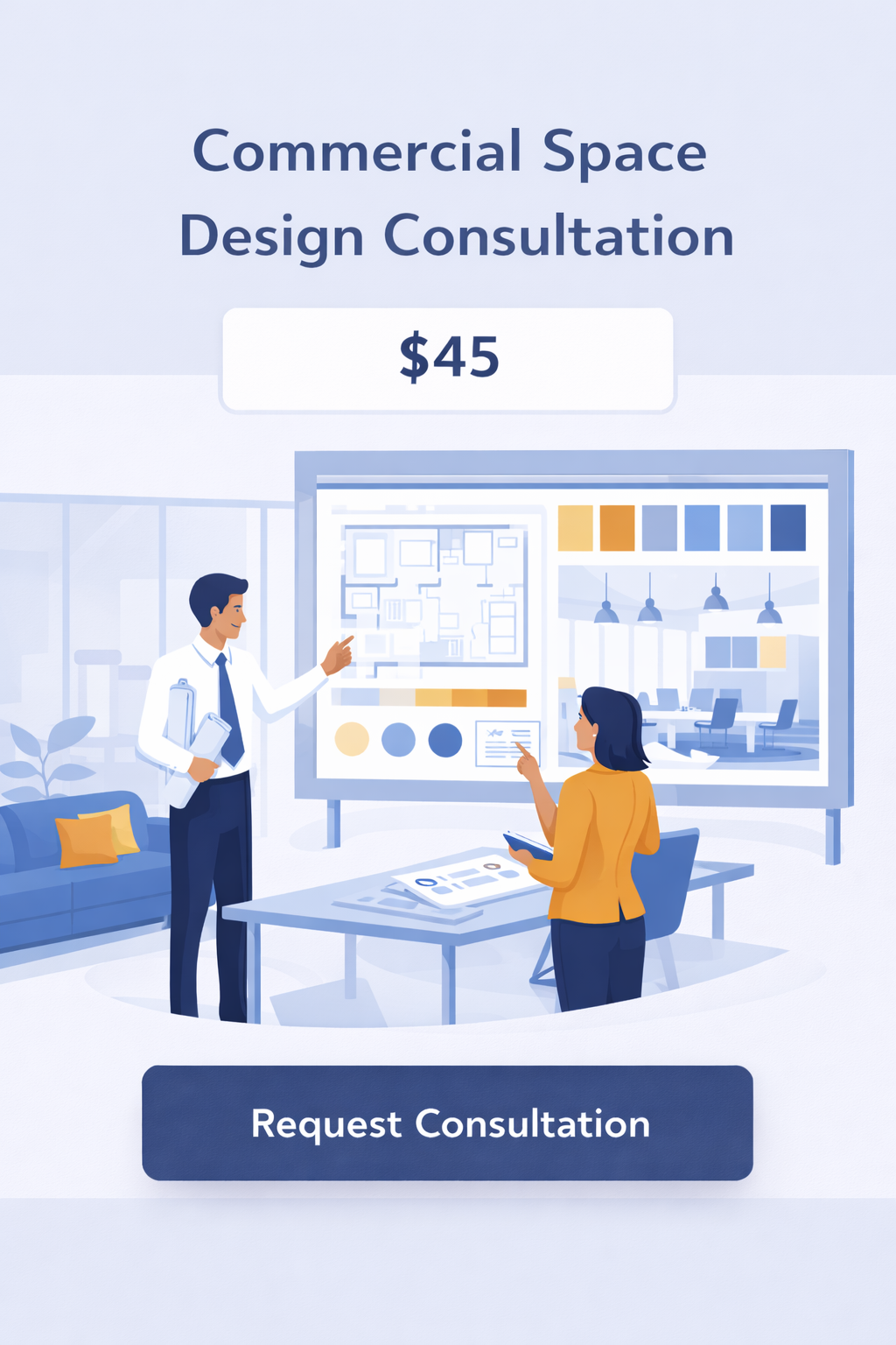 Commercial Space Design Consultation – $45