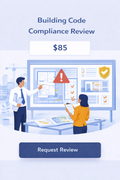 Building Code Compliance Review – $85