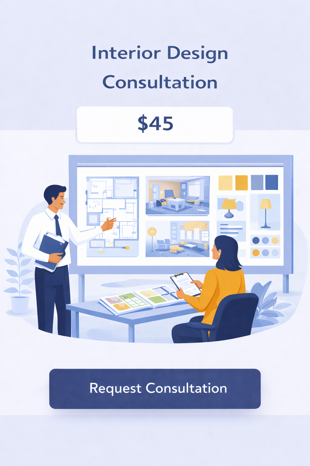 Interior Design Consultation – $45